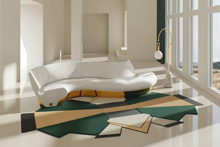 Dynamic Shapes – Geometric Rugs That Alter The Perception Of Space