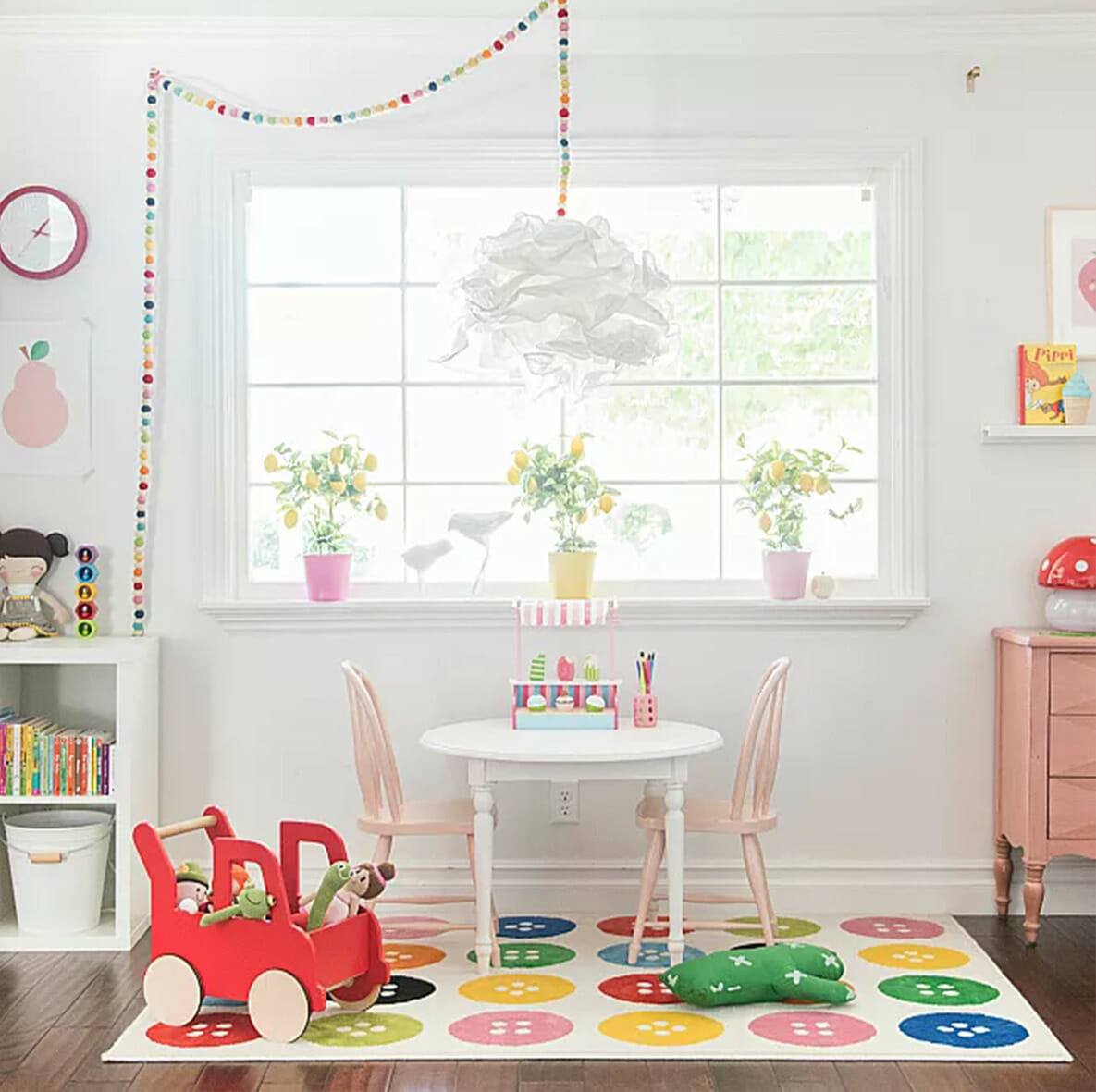 Kids Room With A Colorful And Bright Rug