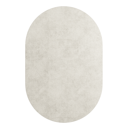 Tapis Oval Ivory 1