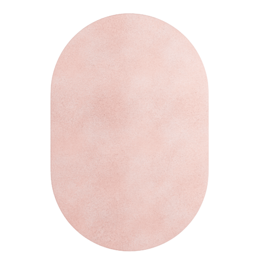 Tapis Oval Baby Rose 6