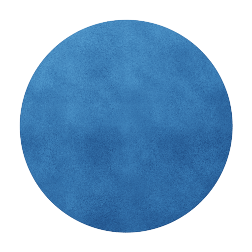 Tapis Round Electric Blue 14