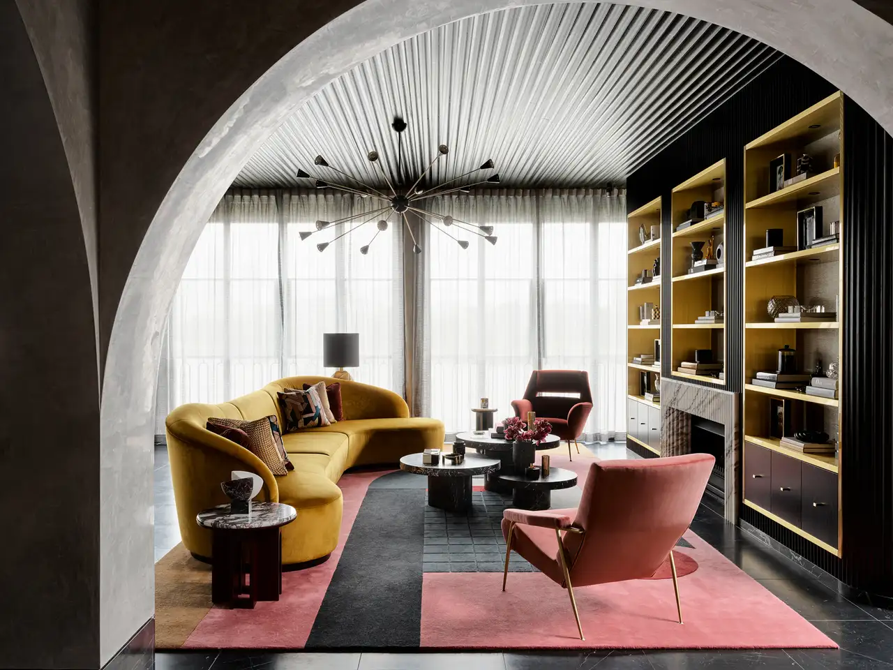 Maximalist Living Room Designed By Greg Natale