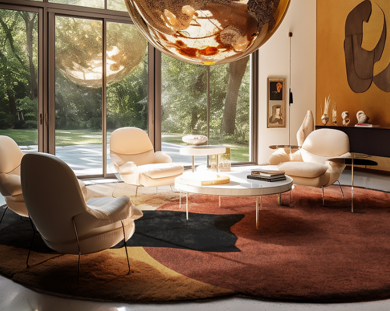 Living Room Rug Trends 2024