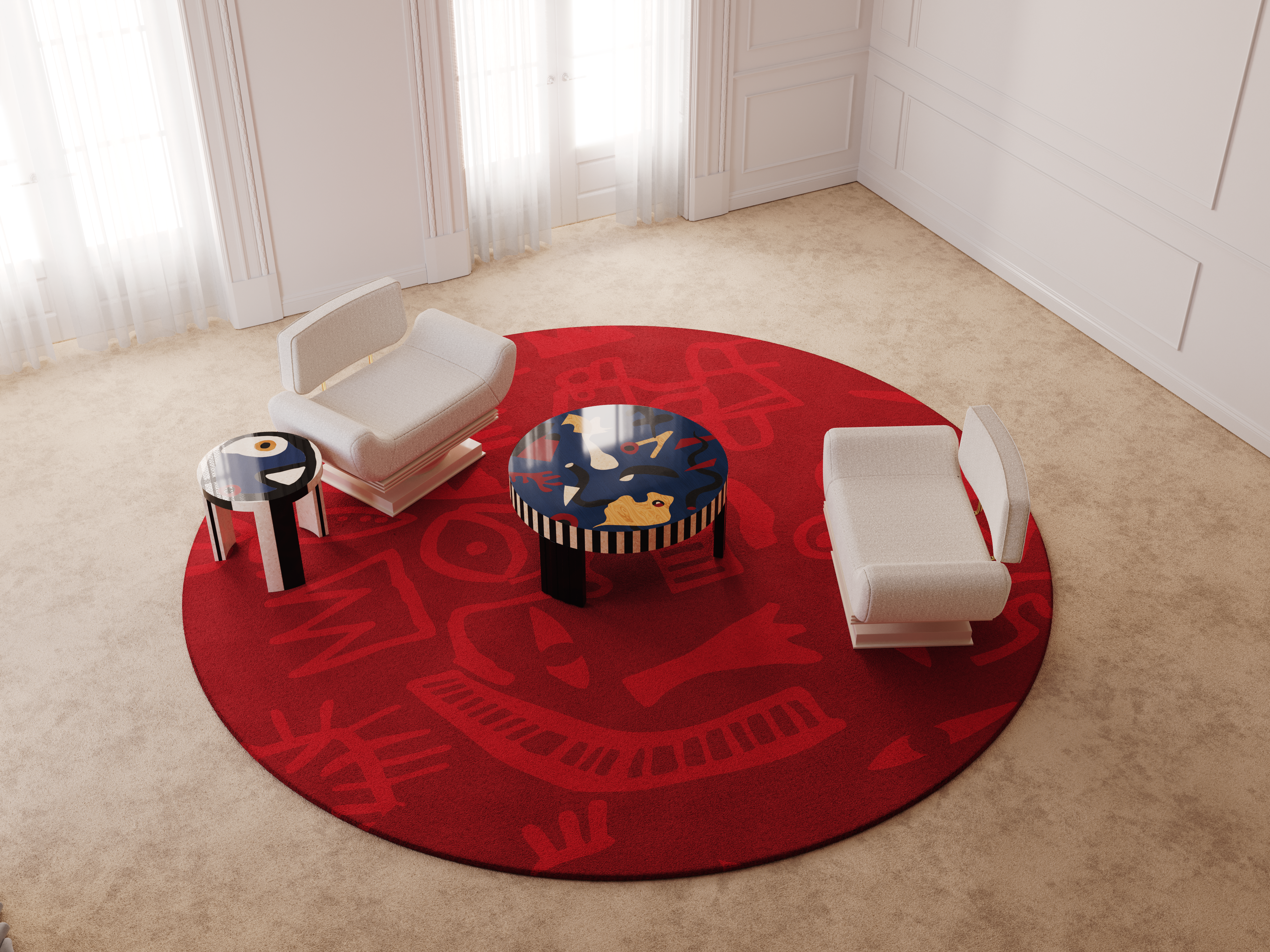 Best Ways To Elevate A Room Using A Monochrome Rug